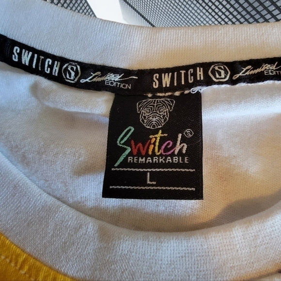 SWITCH Remarkable Limited Edition Mens No one is innocent T-Shirt size L T23 - Picture 3 of 8